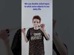 Cinta echada a un lado doble de montaje temporal del algodón del trabajo de las buenas ideas sin residuo