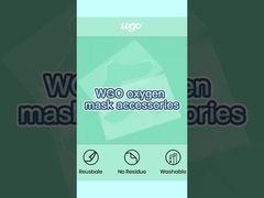 Máscara de oxígeno adhesiva reutilizable reutilizable Pad de gel para máscaras CPAP