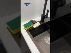 Conjunto de accesorios de baño autoadhesivos, soporte de esponja para lavabo de cocina montado