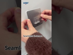 Ningún carrito auto-adhesivo de perforación Strips Clear Stick de la ducha de la suspensión del estante necesario del alambre en estante de la ducha