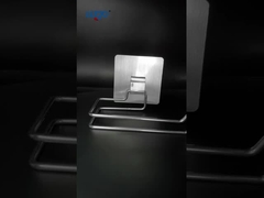 Instalado portapapel de baño autoadhesivo sin daños