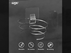 Sin perforar Secador de pelo de reutilización Accesorios de baño 130x95x70 mm