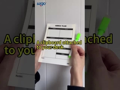 Pegarse a las superficies más suaves Papelería de oficina y escuela Tablero semanal planificador Imprimible