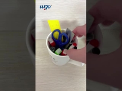 Un buen guardador de almacenamiento montado en la pared organizador de almacenamiento multipropósito claro cestas