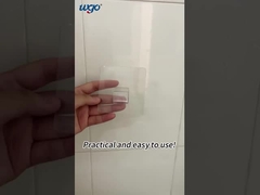 No hay perforación Accesorios de hardware de baño Conjunto de ducha Pared de plástico transparente Montaje de jabón Bar de baño Jabón Ho