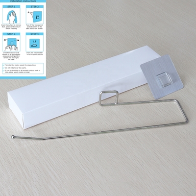 El cuerpo libre de daños SS201 montó la etiqueta engomada del PVC del tenedor de la toalla de papel auta-adhesivo