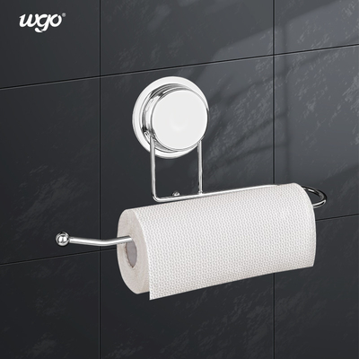 Tenedor montado succión 201 de acero inoxidables autos-adhesivo de la toalla de papel del cuarto de baño