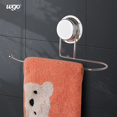 El tenedor de papel del rollo del cuarto de baño auto-adhesivo que llevaba a cabo fuertemente la succión del poder fijó