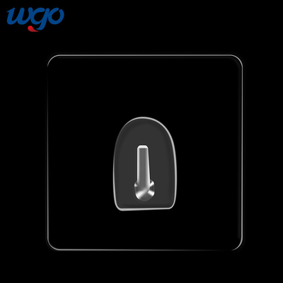El gancho claro de la capa de la PC auta-adhesivo de WGO resistente para el cuarto de baño colgante de la cocina de la toalla de la capa impermeabiliza a prueba de herrumbre