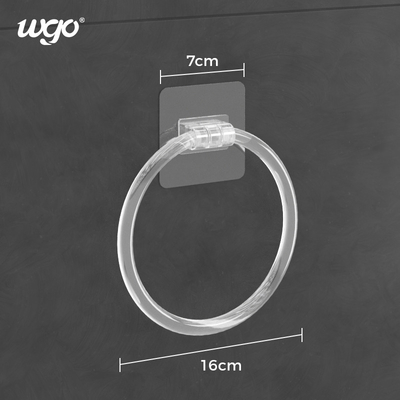 Tenedor adhesivo de la toalla de mano de Traceless de toalla de los diámetros autos-adhesivo del anillo 160m m