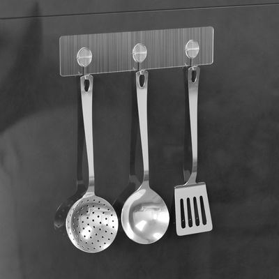 Ganchos de acero inoxidables máximos de la toalla del tenedor 6kg de la toalla del gancho de WGO que llevan 3