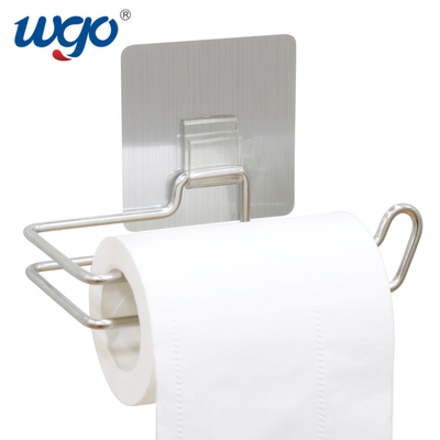 Montaje libre de daños instalado auto-adhesivo del tenedor del rollo del papel del cuarto de baño