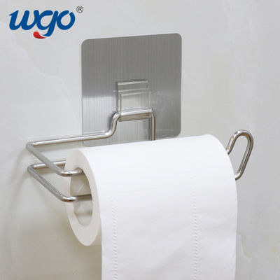 Accesorios de papel instalados autos-adhesivo del baño del tenedor del rollo para la pared