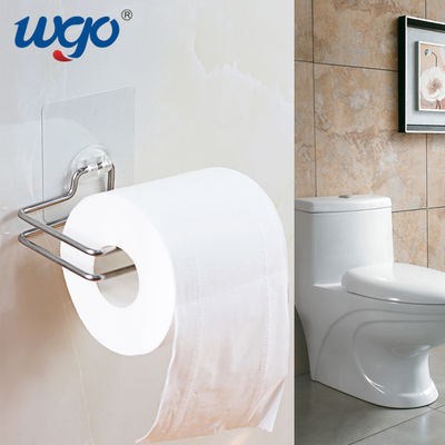 Accesorios de papel instalados autos-adhesivo del baño del tenedor del rollo para la pared