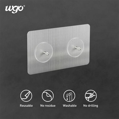 Accesorios y accesorios autos-adhesivo del cuarto de baño del clavo doble ninguna perforación