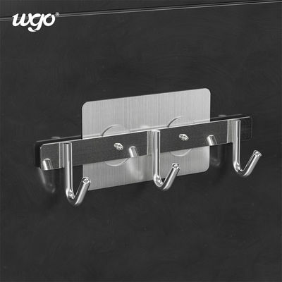 Accesorios y accesorios autos-adhesivo del cuarto de baño del clavo doble ninguna perforación