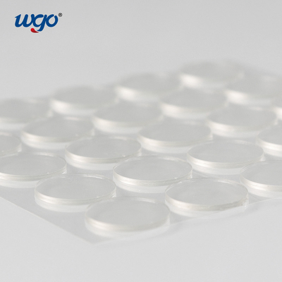 Cinta echada a un lado doble adhesivo Dot Clear Squares Mounting de Restickable