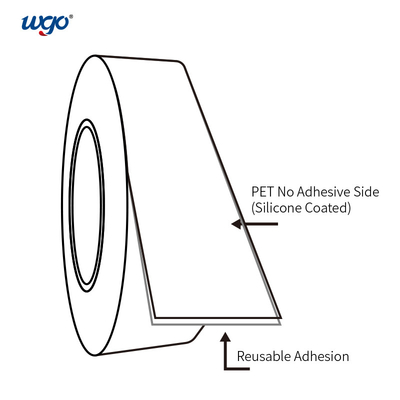 Repositionable sin Trace No Residue Clear Tape sucio para los estudiantes