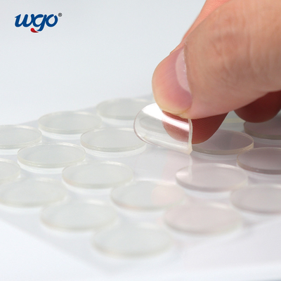 Palillo en la tarjeta de papel una y otra vez sin el residuo Dots Suction Pad pegajoso desprendible