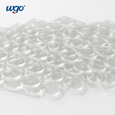 Palillo en la tarjeta de papel una y otra vez sin el residuo Dots Suction Pad pegajoso desprendible