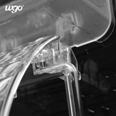 Ningún jabón de WGO y tenedor de perforación del tejido integraron el estante transparente del cuarto de baño