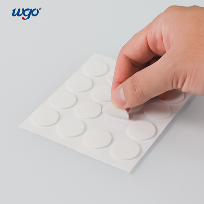 Adherencia fuerte echada a un lado 2 reutilizables Dots Without Residue pegajoso desprendible