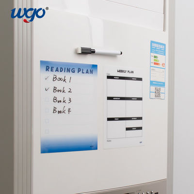 Tablero seco pegajoso del borrado de Repositionable en la mayoría del plástico incluido suavemente superficial