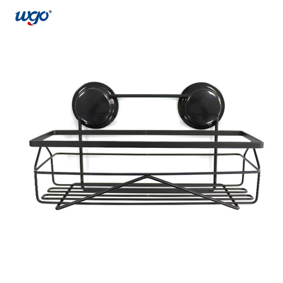 El carrito oxidado negro Holder Suction Cup del cuarto de baño fijó SS201 de acero inoxidable