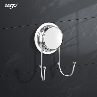 Ningún negro del gancho del traje de la ventosa de Restickable del residuo para el cuarto de baño de la cocina de la sala de estar