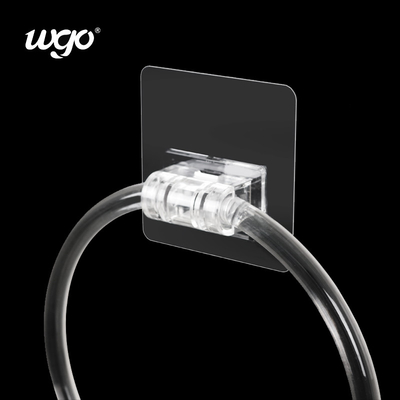 etiqueta engomada colgante desprendible del cloruro de polivinilo de Ring Holder de la toalla del cuarto de baño 4kg