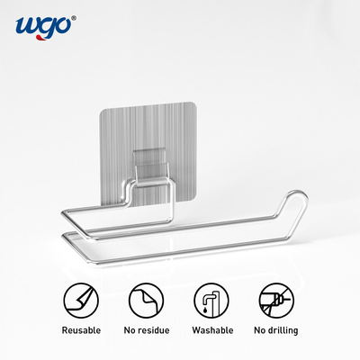Ninguna perforación clava el tenedor necesario del rollo del papel higiénico auto-adhesivo para el cuarto de baño