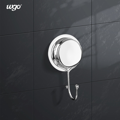 Gancho de ventosa de acero inoxidable de WGO, ganchos de la pared del cuarto de baño de la ducha