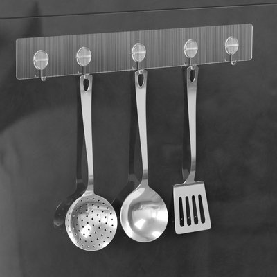 Suspensiones de ropa montadas en la pared autas-adhesivo del cuarto de baño para la capa