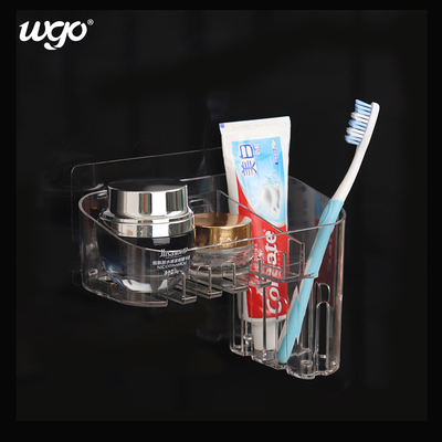 Organizador claro Basket Wall Mount del baño del almacenamiento de la cocina para la barra de la ducha