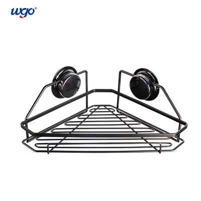265m m Matte Black Corner Shower Shelf de acero inoxidable ISO 9001