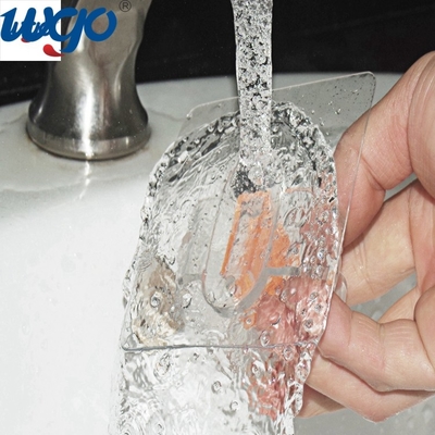 Tenedor de la manija de la escoba del soporte de la pared del ISO 9001 80m m con la cinta adhesiva reutilizable