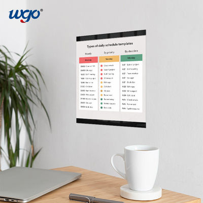 Soporte plástico de la pared de los tenedores de la muestra del ODM del tenedor montado en la pared de la muestra de A4 210x297 milímetro