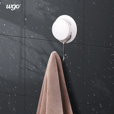 Ningunos ganchos de ventosa blancos del residuo, ganchos resistentes de la toalla del pegamento del silicón