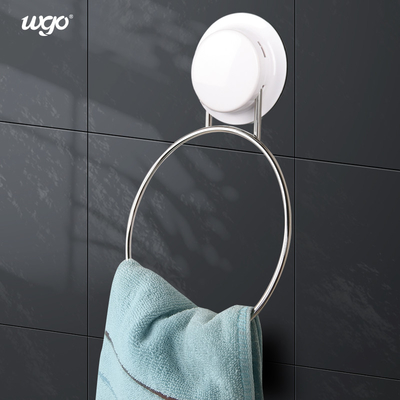 Soporte de anillo de toalla de baño de acero inoxidable de 150 mm ODM fijo de succión