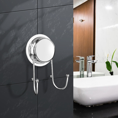 Gancho colgante libre de daños de acero inoxidable del traje del doble de la succión del baño de la cocina