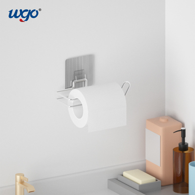Cuarto de baño instalado auto-adhesivo de montaje libre de daños del tenedor del rollo de retrete
