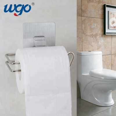 Cuarto de baño instalado auto-adhesivo de montaje libre de daños del tenedor del rollo de retrete