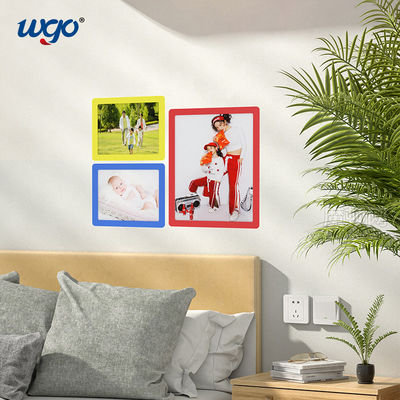 el tenedor auto-adhesivo de la muestra 8.5x11 para la pared, ningún imán necesitó marcos de la exhibición de la muestra