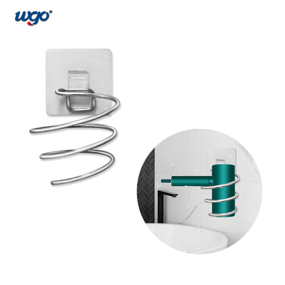 Sin perforar Secador de pelo de reutilización Accesorios de baño 130x95x70 mm