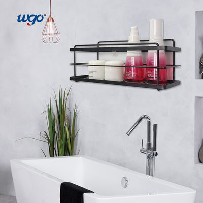 SS201 Accesorios para el baño de pared soporte de cromo para la ducha 10kg de carga bastidor de pared de la cocina