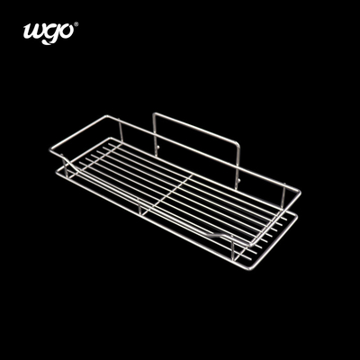 Cubierto de baño y ducha lavable Caddy de acero inoxidable WGO Adhesivo claro