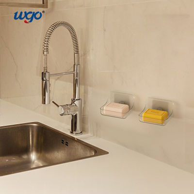 No se necesita instalar el cubo de jabón de lluvia de plástico transparente