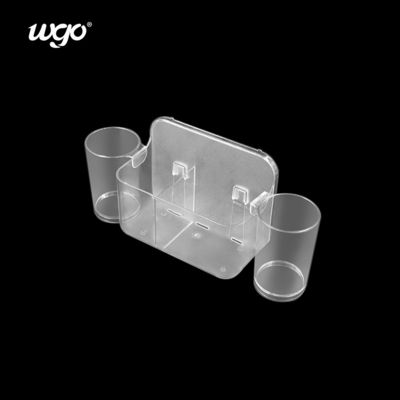 32cm de ancho autoadhesivo soporte de cepillo de dientes organizador soportes decoración del baño con dispensador de pasta de dientes