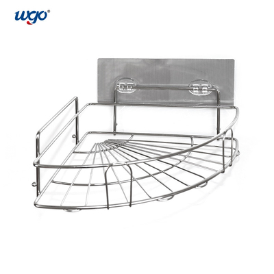organizador de acero inoxidable de la ducha de la esquina del cuerpo SS201 de la cesta de la esquina de la ducha 10kg