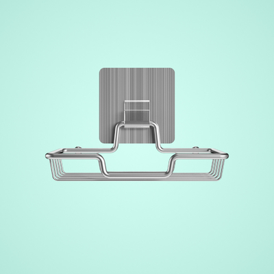 Los accesorios del baño fijaron el tenedor montado auto-adhesivo de la jabonera del tenedor de Fiiting del cuarto de baño para el cuarto de baño